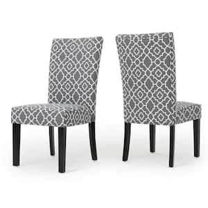 Jami Grey Fabric Dining Chair (Set of 2)