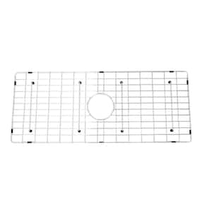 Hayley 31 in. x 13-1/2 in. Wire Grid for Single Bowl Kitchen Sinks in Stainless Steel