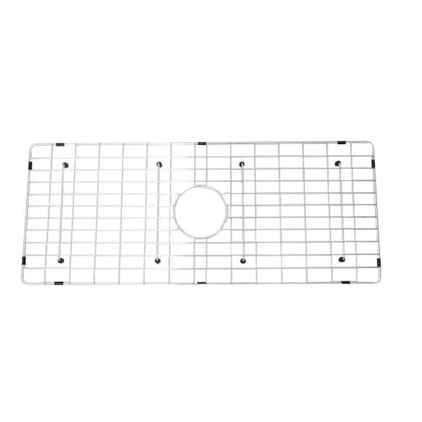 Barclay Products Hayley 31 in. x 13-1/2 in. Wire Grid for Single Bowl Kitchen Sinks in Stainless Steel
