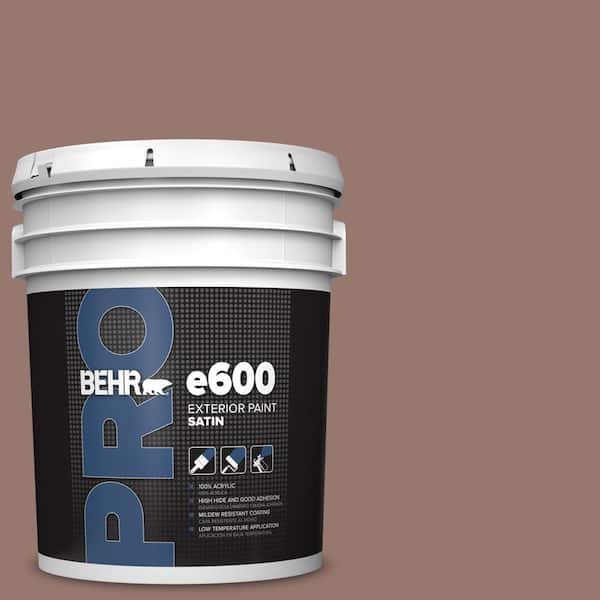 5 gal. #N160-5 Chocolate Delight Satin Exterior Paint