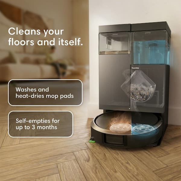 iRobot Roomba Plus 415 Combo Robot Vacuum and Mop with Smart