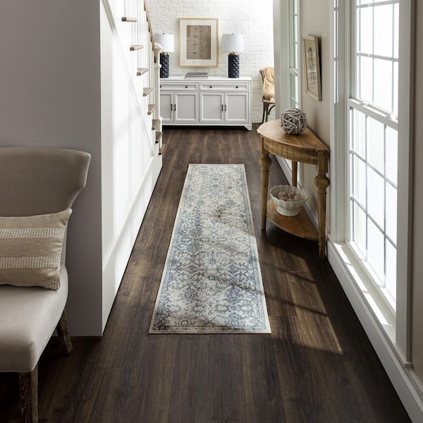 Iphigenia Blue 2 ft. x 10 ft. Runner Rug