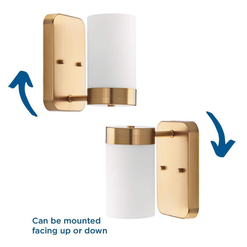 Bronze 7" Direct Wired Electric Bath Sconce
