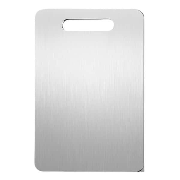 13 in. x 9 in. Rectangular Pure Titanium Cutting Board, Non - Slip, Dishwasher Safe, Scratch Resistant