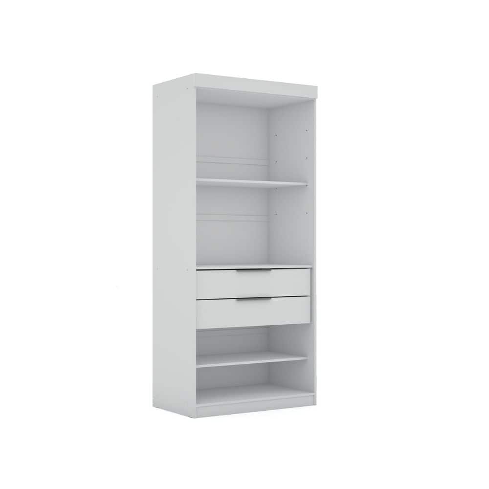 Midnight Blue 3-Piece Wood Wardrobe Closet Set