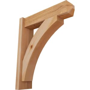 6 in. x 24 in. x 20 in. Western Red Cedar Thorton Craftsman Smooth Outlooker