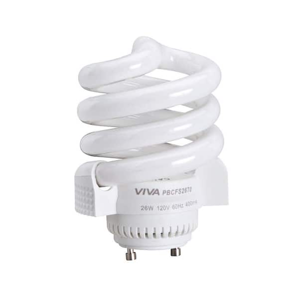Hunter 100-Watt Equivalent Soft White (2700K) GU24 CFL Light Bulb