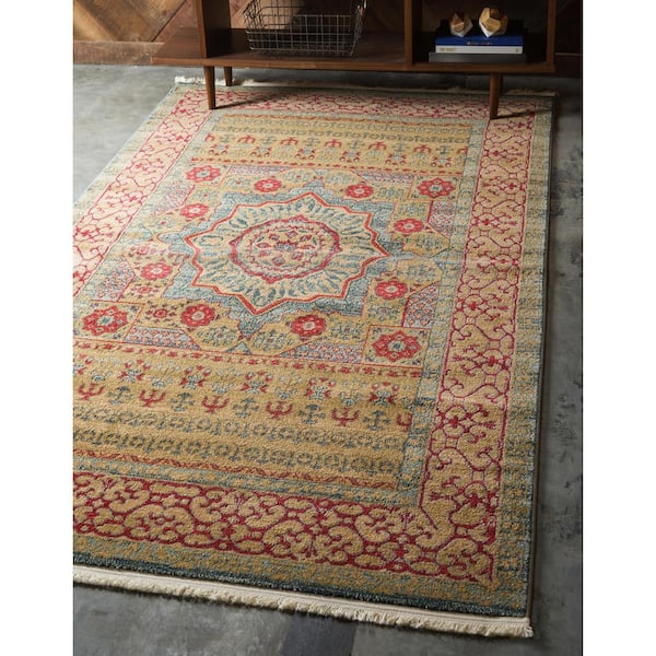 Palace Quincy Light Blue 8' 0 x 11' 0 Area Rug