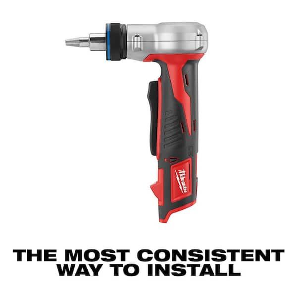 Milwaukee M12 12 Volt Lithium Ion Cordless ProPEX Expansion Tool Tool Only 2432 20 The Home Depot