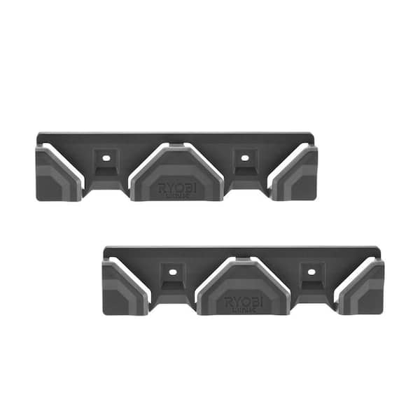 RYOBI LINK Accessory Rail (2-Pack), Double Organizer Bin, and