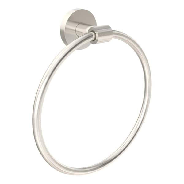 Symmons Identity Wall Mounted Hand Towel Ring in Satin Nickel