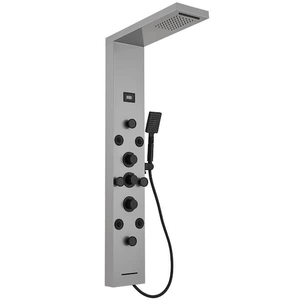 BWE 8Jet Rainfall Shower Tower Shower Panel System with Rainfall