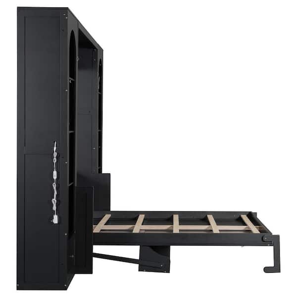 Harper & Bright Designs Queen Size Murphy Bed - Thumbnail 4