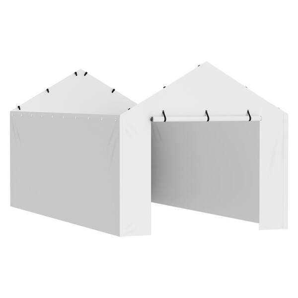 VEVOR Carport Car Canopy 10 X 20 Ft, Heavy Duty Portable Garage Shelter With 8 Legs, Removable