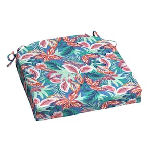 20 in. x 20 in. Square Outdoor Seat Cushion in Sharif Tropical