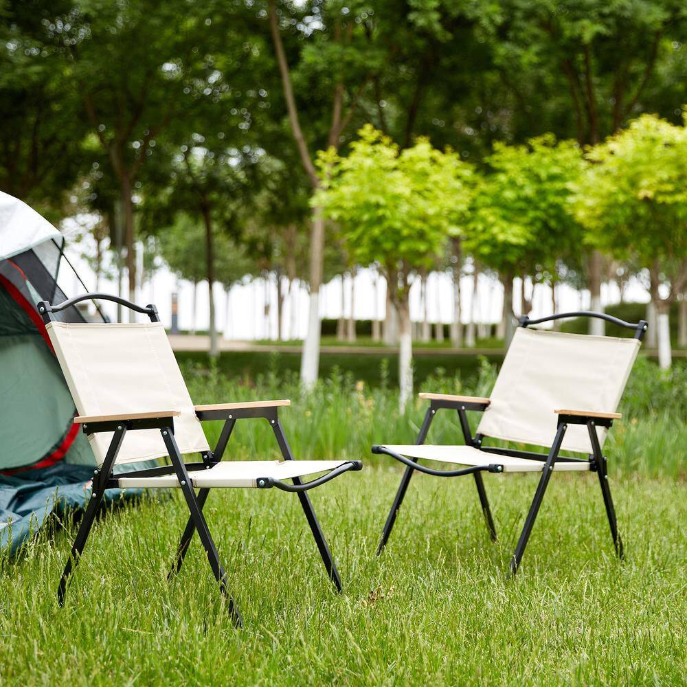 2-Piece Beige Steel Folding Lawn Chair price history on PriceWatchPro