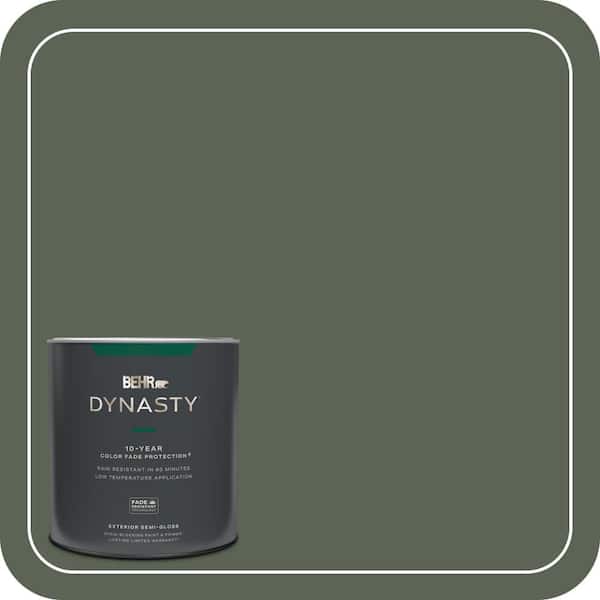 BEHR DYNASTY 1 qt. #T13-16 Pine Cone Pass Semi-Gloss Exterior Stain-Blocking Paint & Primer