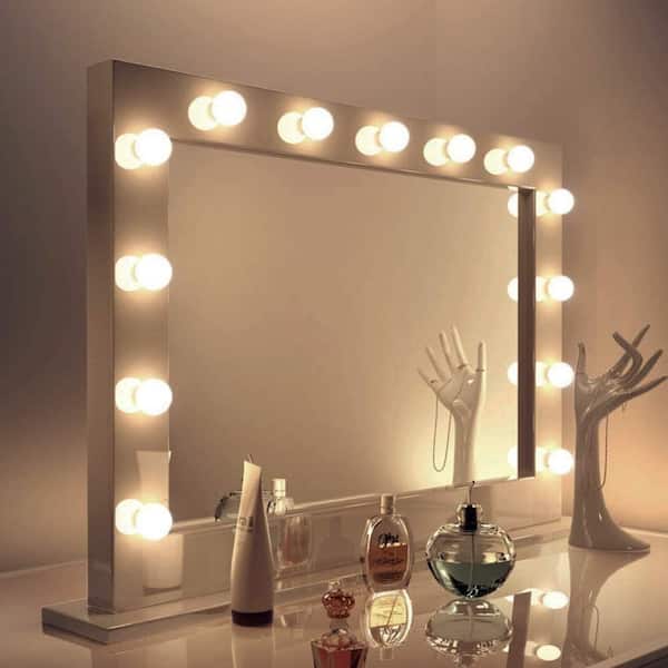 60-Watt Equivalent G16.5 Globe Dimmable Filament White Glass E26 LED Vintage Edison LIght Bulb, Soft White 2700K 2-Pack)