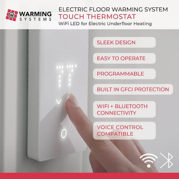 WARMING SYSTEMS 70 sq. ft. Electric Floor Heating Mat Kit 240-V