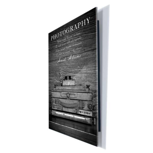Trademark Fine Art 18 in. x 24 in. "Photography B&W" by Philippe Sainte-Laudy Printed Acrylix Wall Art