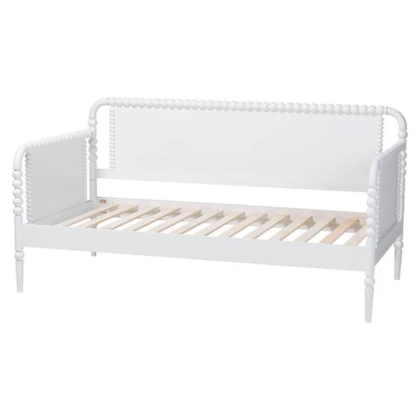 Baxton Studio Lucera White Twin Daybed 263-14373-HD - The Home Depot