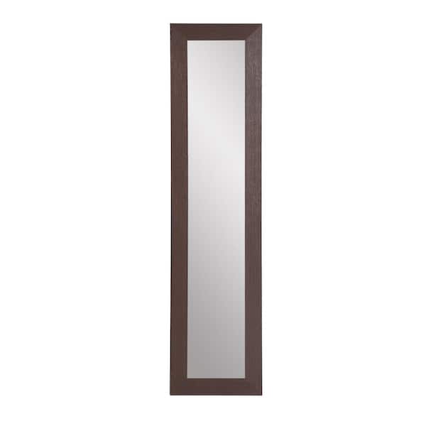 BrandtWorks Oversized Dark Brown Farmhouse Modern Southwestern Mirror (71 in. H X 16 in. W)