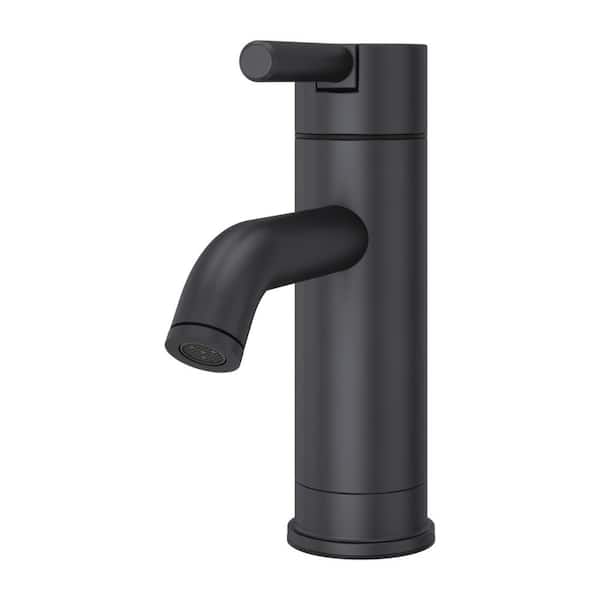 Pfister Contempra Single-Handle Single-Hole Bathroom Faucet in Matte Black