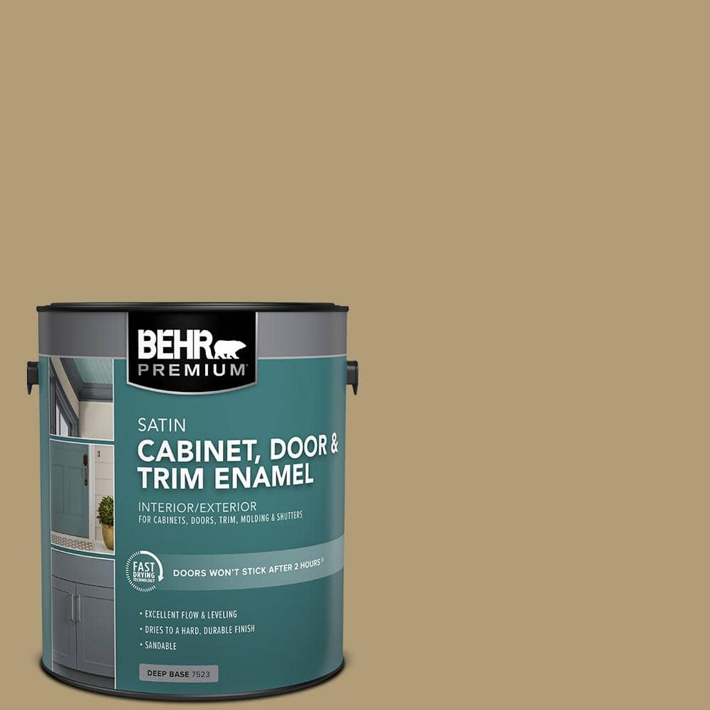 1 gal. #S320-5 Ginger Tea Satin Enamel Interior/Exterior Cabinet, Door & Trim Paint price history on PriceWatchPro