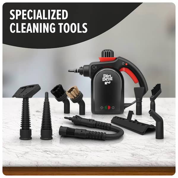 Dirt Devil 7-in-1 Portable Corded Handheld Steamer with 10-Multi