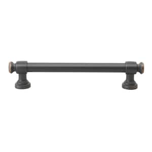 5 in. Center-to-Center Oil Rubbed Bronze Modern Solid Steel Euro Cabinet Bar Pull (10-Pack)