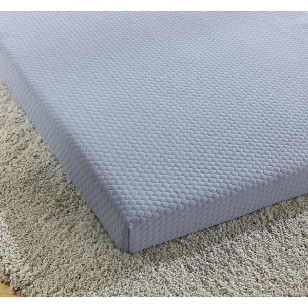 Simmons Beautysleep Siesta Single Memory Foam Guest Roll Up Extra Portable  Sleeping Mattress Bed Pad HDSIESTAMATTW - The Home Depot