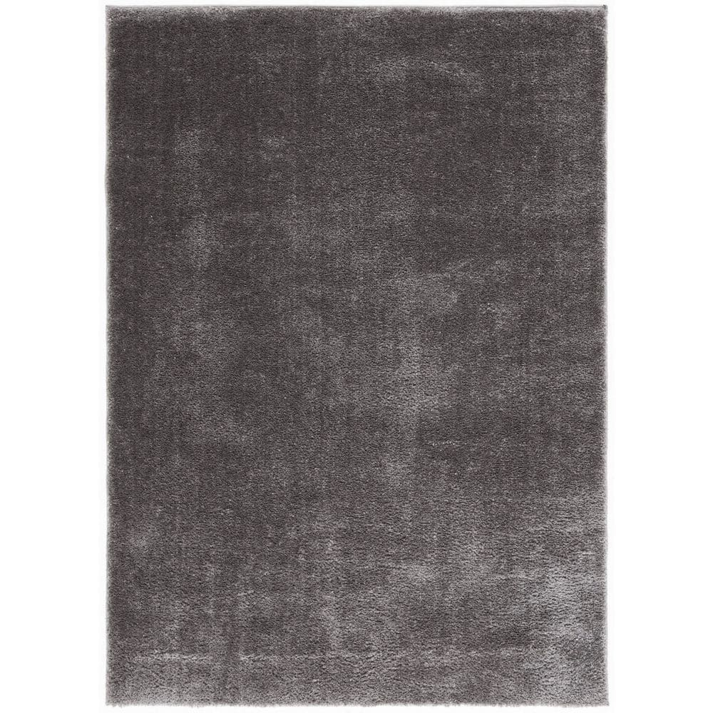 Penelope Shag 5 ft. x 8 ft. Gray Modern Solid Area Rug price history on PriceWatchPro