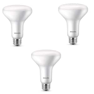 65-Watt Equivalent BR30 Dimmable LED Energy Star Light Bulb, Daylight (3-Pack)