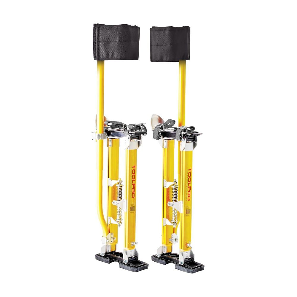 Stikts ToolPro 24 in. to 40 in. Magnesium Adjustable Drywall Stilts With Soft ...