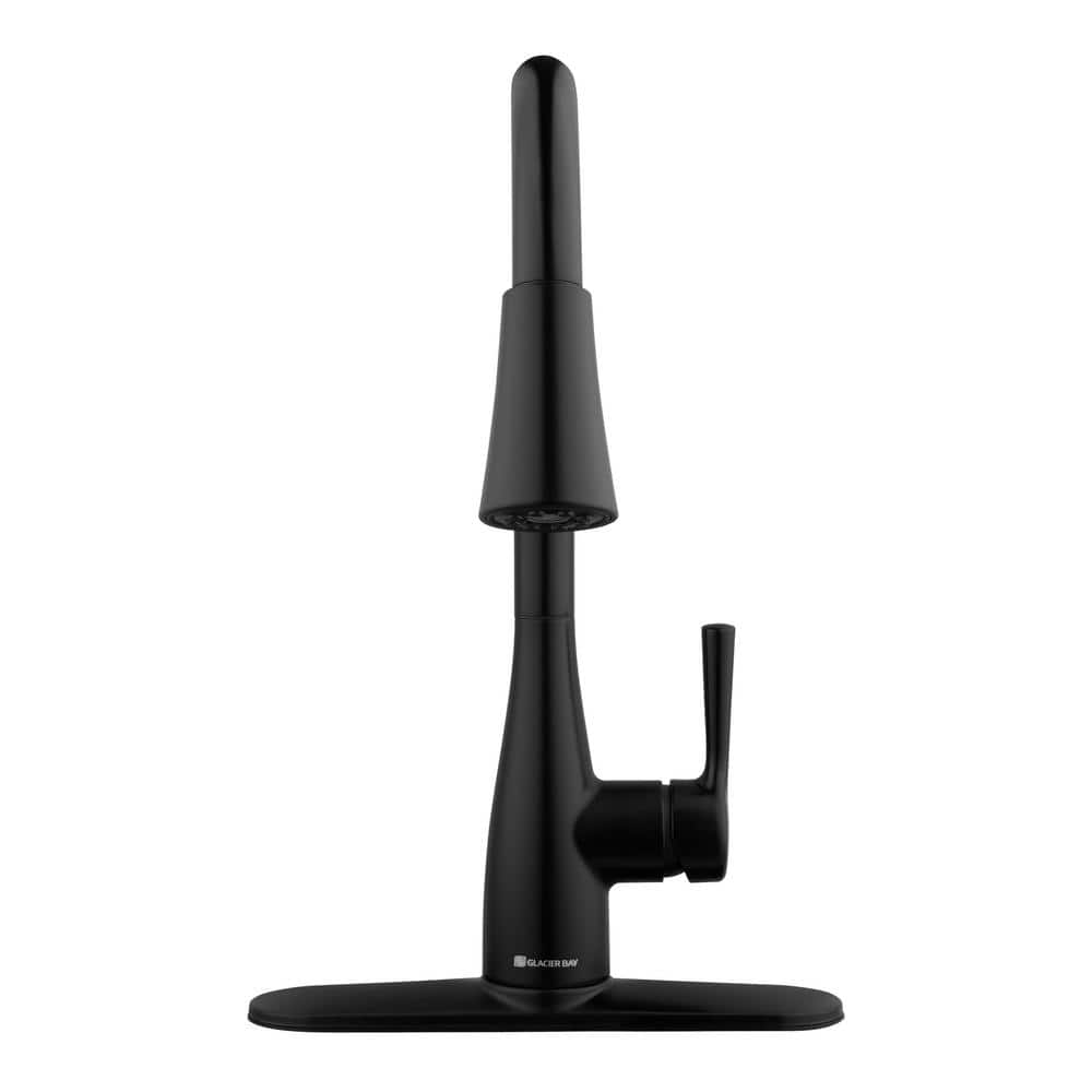 Sadira Touchless Single-Handle Pull-Down Sprayer Kitchen Faucet with TurboSpray and FastMount in Matte Black