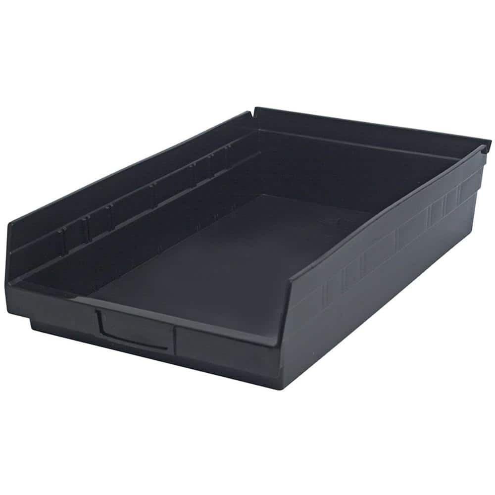 4 In. Economy 6.68 Qt. Shelf Bin in Black (8-Pack) price history on PriceWatchPro