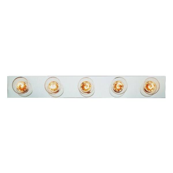 Bel Air Lighting Cabernet Collection 5-Light Polished Chrome Bath Bar Light