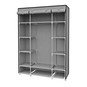 Gray Portable Closet with Shelving (52 in. W x 67 in. H)