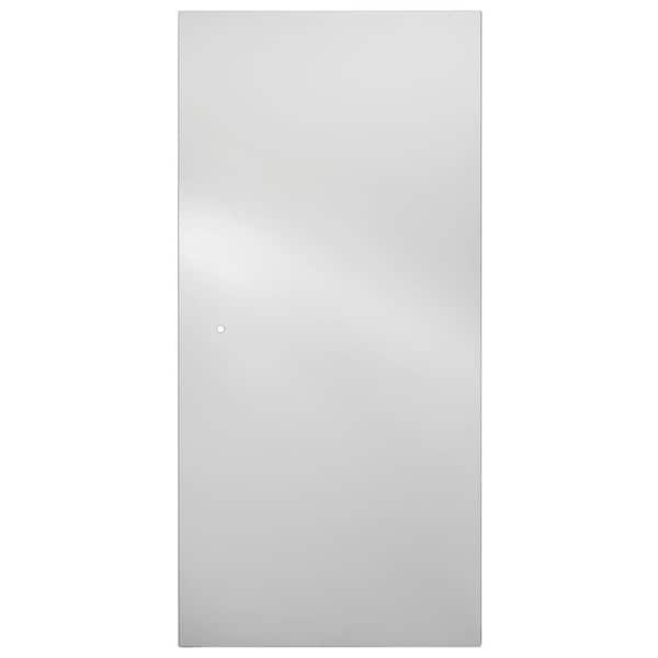 Delta 31 in. Semi-Frameless Pivot Shower Door Glass Panel in Niebla