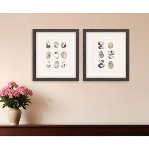 2 Piece Framed Graphic Print Nautical and Beach 18.00 in. x 16.00 in.