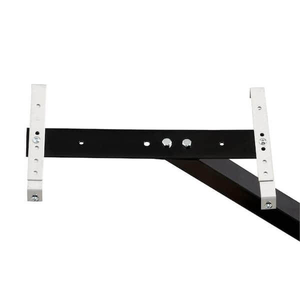 Gibraltar Mailboxes Steel Drive-in, Top Mount, Mailbox Post Kit, Black - image 5