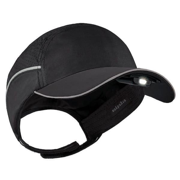 ergodyne Skullerz 8950XL XL Bump Cap Hat, Short Brim, Black, Ships in 1-3 Busine