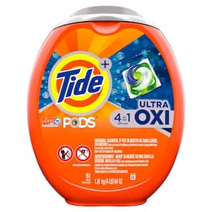Ultra Oxi HE Laundry Detergent Pods (61-Count)