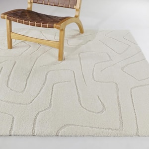 Tanya Cream 7 ft. 10 in. x 10 ft. Abstract Area Rug