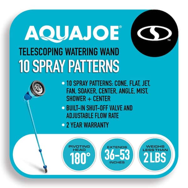 53 in. 10-Pattern Telescoping Watering Wand