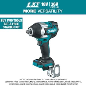 18V LXT Lithium-Ion Brushless Cordless 4-Speed Mid-Torque 1/2 in. Impact Wrench w/ Detent Anvil (Tool Only)