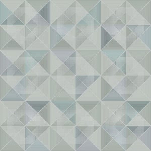 Blue Geometric Paper Strippable Roll Wallpaper (Covers 57.5 sq. ft.)