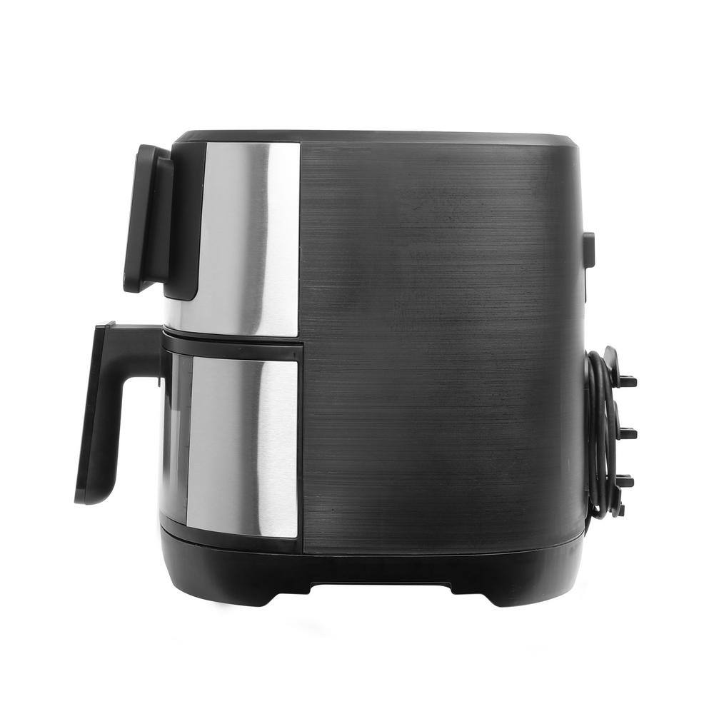 Kalorik Vivid Touch 5-Quart Black Stainless Steel Air Fryer