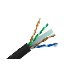CAT6A UTP 23 AWG Cable 1000 ft. Black