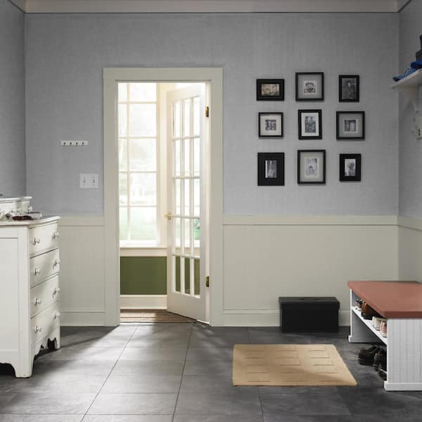 Room Off White Grey Paint Color BEHR PREMIUM #73 Off White Satin